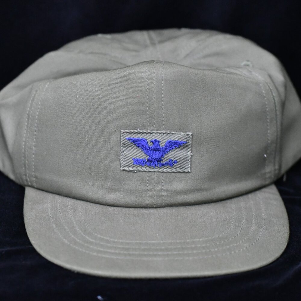 Vintage Vietnam War Era US Army Colonel Eagle Cap Ace Mfg Co 8-1523-CF Size 7